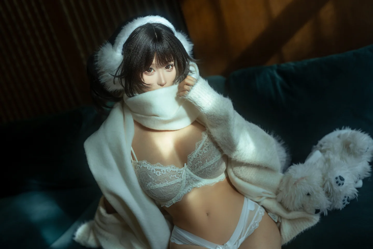 铁手叫兽 - &蠢沫沫 白毛衣 [18P,1V-1.16GB]